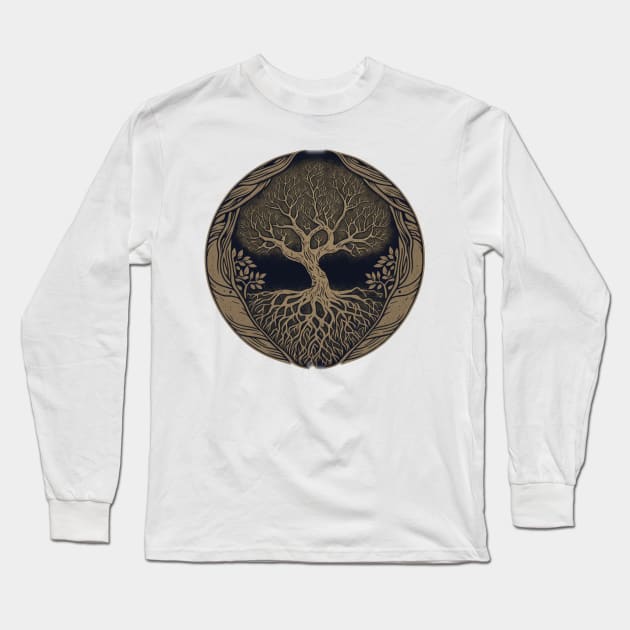 Tree of Life - Designs for a Green Future Long Sleeve T-Shirt by Greenbubble